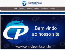 Tablet Screenshot of controlpoint.com.br